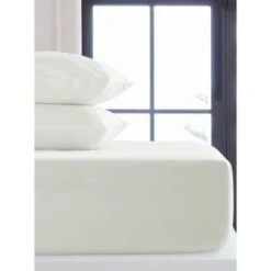 Silentnight Cream Single Fitted Sheet