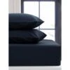 Silentnight Navy Double Fitted Sheet -Chic Household Items 385381 385382 385383 385384 navy pillow pair signle double king sheet