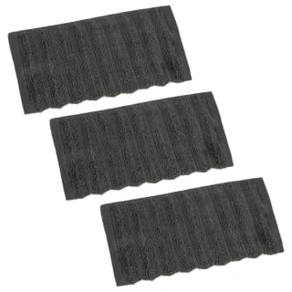 B&M Retreat Face Cloth 3pk - Charcoal 4 B&M Retreat Face Cloth 3pk - Charcoal - Image 2