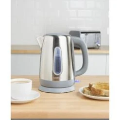 Goodmans Brushed Kettle 1.7L -Chic Household Items 386963 goodmans brushed kettle 1 7l 3