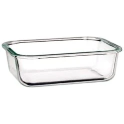 B&M Large Eco Glass Clip Lock Food Container -Chic Household Items 388506 large glass clip lock food container 3