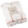 B&M Winston Check Sherpa Throw - White -Chic Household Items 388854 winston check throw with sherpa