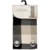B&M Highland Woven Check Panel 54 X 86" - Mono -Chic Household Items 388873 highland mono check woven panel