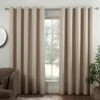 B&M Colorado Hopsack Fully Lined Cream Eyelet Curtains 66 X 90" 2 B&M Colorado Hopsack Fully Lined Cream Eyelet Curtains 66 X 90" -Chic Household Items 388895 388896 388897 388898 388899 colorado eyelet curtain cream 3