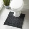 B&M Signature Noodle Pedestal Mat - Charcoal -Chic Household Items 389579 signature ped mat charcoal