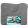 B&M Bath Mat Set - Grey -Chic Household Items 389606 beldray 2pc bath mat set grey