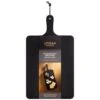 B&M Urban Paradise Black Pine Wood Serve Board 2 B&M Urban Paradise Black Pine Wood Serve Board -Chic Household Items 390146 black pine wood serve board with serving handle 2