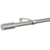 B&M Small Silver Barrel Curtain Pole 122-213cm -Chic Household Items 390193 silver small barrel pole 3