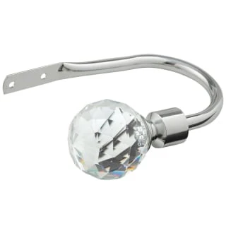 B&M Shiny Nickle Gem Curtain Hold Backs 2pk 3 B&M Shiny Nickle Gem Curtain Hold Backs 2pk