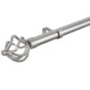 B&M Steel Mace Cage Curtain Pole 70 - 120cm -Chic Household Items 390208 390209 steel mace cage pole 3 1