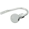 B&M Shiny Nickle Silver Orb Curtain Hold Backs 2pk -Chic Household Items 390214 shiny nickle silver orb pair holdbacks1