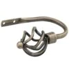 B&M Antique Brass Mace Curtain Hold Backs 2pk -Chic Household Items 390235 antique brass mace cage pair holdbacks1