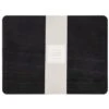 B&M Black Wooden Placemats 2pk -Chic Household Items 390405 2pk wooden placemats black