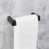 B&M Black Fitted Towel Ring -Chic Household Items 391066 black fitted towel holder