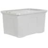 B&M Storage Box With Lid 60L - Grey -Chic Household Items 391387 grey 60l storage box 2