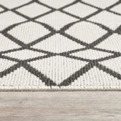 B&M Buddy Kilim Twist Pile Runner Mono -Chic Household Items 392181 buddy kilim twist pile runner mono 50 x 150cm