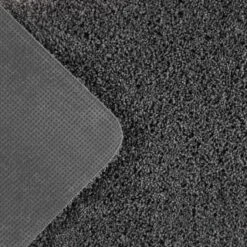 B&M Buddy Plain Shaggy Grey Runner Doormat -Chic Household Items 392183 buddy plain shaggy runner 50 x 150cm grey 2