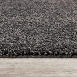 B&M Buddy Plain Shaggy Grey Runner Doormat -Chic Household Items 392183 buddy plain shaggy runner 50 x 150cm grey