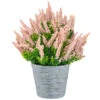 Bloom Heather In Plant Pot - Light Pink -Chic Household Items 392828 heather in plant pot light pink