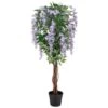 Bloom Wysteria Tree In Pot - Purple 2 Bloom Wysteria Tree In Pot - Purple -Chic Household Items 392870 4ft wysteria tree purple