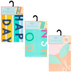 B&M Adult's Beach Towel - Sunshine & Good Times -Chic Household Items 393919 adult slogan beach towel group