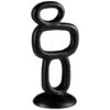 B&M 3 Tier Abstract Sculpture -Chic Household Items 394347 abstract 3 tier black ornament