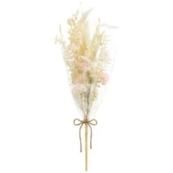 B&M Dried Flower Bunches - Pink