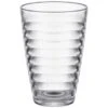 Set Of 4 Ribbed Glasses -Chic Household Items 394386 set of 4 ribbed glasses 340ml