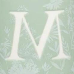 B&M Floral Alphabet Mug (Assorted) -Chic Household Items 394397 floral alphabet mug green m 2