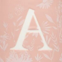 B&M Floral Alphabet Mug (Assorted) -Chic Household Items 394397 floral alphabet mug pink a 2