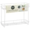 Simply Everyday Two Tier Spice Rack -Chic Household Items 394509 2 tier spice rack 2