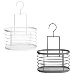 B&M Hanging Bathroom Caddy - Grey -Chic Household Items 394578 394579 hanging caddy group