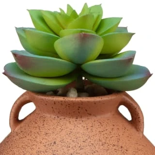 B&M Small Succulent Vase - Orange 4 B&M Small Succulent Vase - Orange - Image 2