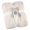 B&M Simply Two Tone Teddy Throw - Natural 2 B&M Simply Two Tone Teddy Throw - Natural -Chic Household Items 394924 simply two tone teddy throw natural