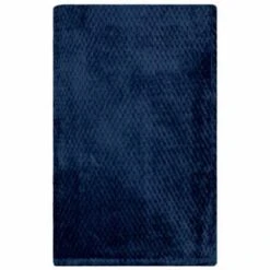 Simply Everyday Oversized Waffle Throw - Navy -Chic Household Items 394990 simply oversized waffle throw navy 3