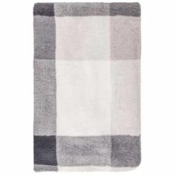 Grey Check Sherpa Throw 8 Grey Check Sherpa Throw -Chic Household Items 395038 highland check sherpa throw 4