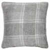 Hampton Check Cushion - Grey -Chic Household Items 395332 hampton grey check cushion
