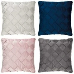 Basket Weave Silver Cushion -Chic Household Items 395341 395349 395351 395356 basket weave cushion group 2