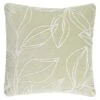 Botanical Green Leaf Stitch Cushion 1 Botanical Green Leaf Stitch Cushion -Chic Household Items 395358 botanical green leaf stitch cushion