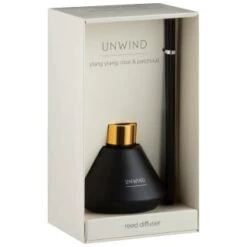 B&M Spa Reed Diffuser 100ml - Unwind -Chic Household Items 395418 100ml spa reed diffuser unwind