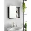 Tromso Bathroom Mirror Cabinet 2 Tromso Bathroom Mirror Cabinet -Chic Household Items 395661 tromso mirror cabinet