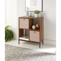 Lokken Velvet Storage Cubes 2pk - Mushroom 9 Lokken Velvet Storage Cubes 2pk - Mushroom -Chic Household Items 395837 2pk velvet lokken storage cubes mushroom 2