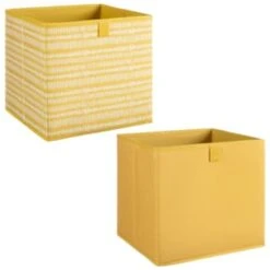 Lokken Mark Making Storage Cubes 2pk - Ochre 10 Lokken Mark Making Storage Cubes 2pk - Ochre -Chic Household Items 395847 2pk lokken ochre storage cubes mark making 3