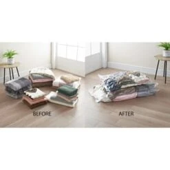 B&M Vacuum Storage Bag 2pk -Chic Household Items 395865 2pk vacuum storage bag1