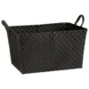 B&M Oversized Rectangular Basket - Black -Chic Household Items 395867 oversized rectangular basket black