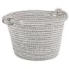 B&M Cara Rope Basket With Handle - Mono -Chic Household Items 395882 cara rope basket mono
