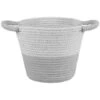 B&M Two Tone Rope Basket - Grey -Chic Household Items 395887 two tone rope basket grey