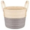 B&M Wicker Basket - Grey -Chic Household Items 395907 wicker basket grey