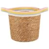 B&M Rainbow Handle Basket -Chic Household Items 395930 rainbow handle basket