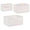 B&M Set Of 3 Boucle Baskets -Chic Household Items 395962 3pk boucle backets